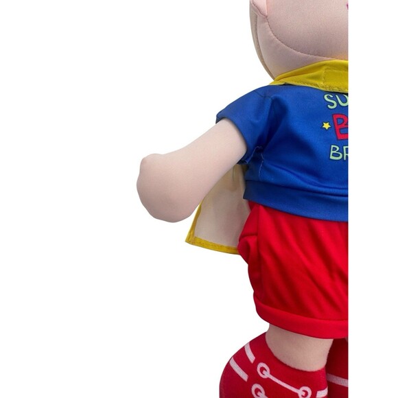 Ganz Super Big Brother 14" Stuffed Doll Detachable Hero Cape Embroidered Eyes - Picture 6 of 15